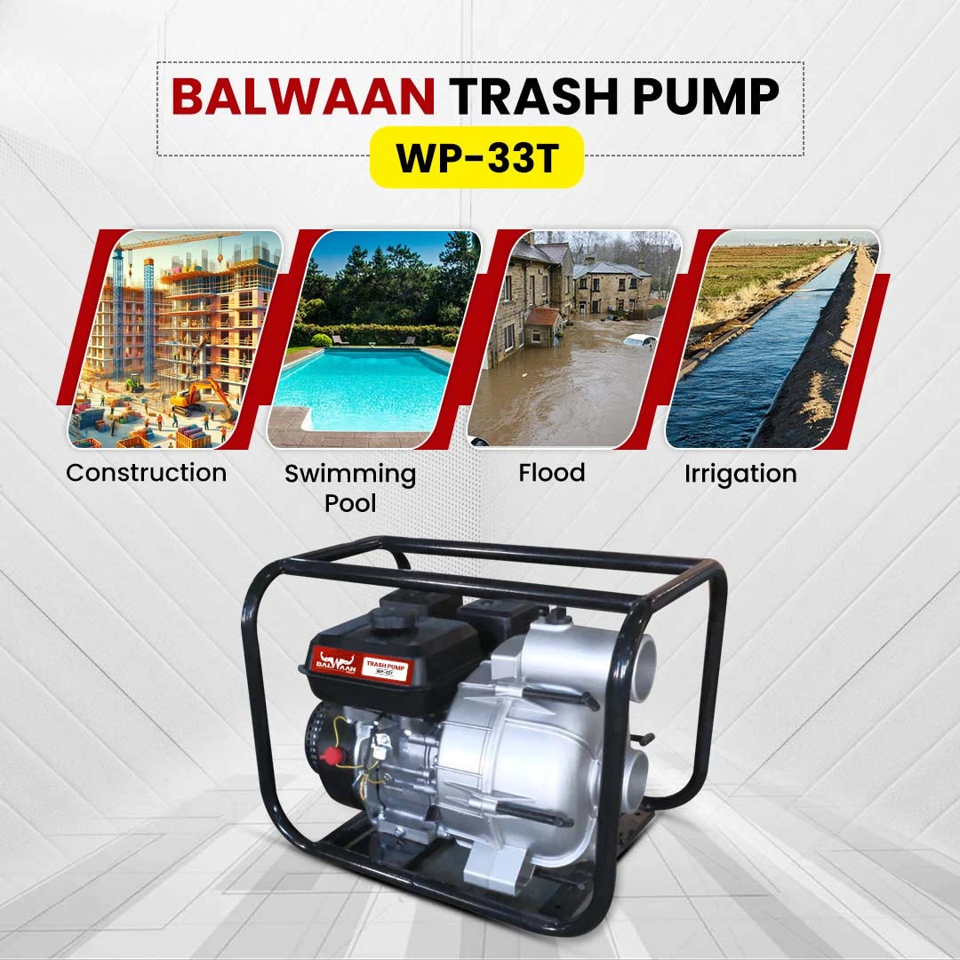 Balwaan Trash Pump 3x3 inch WP-33T - image 8