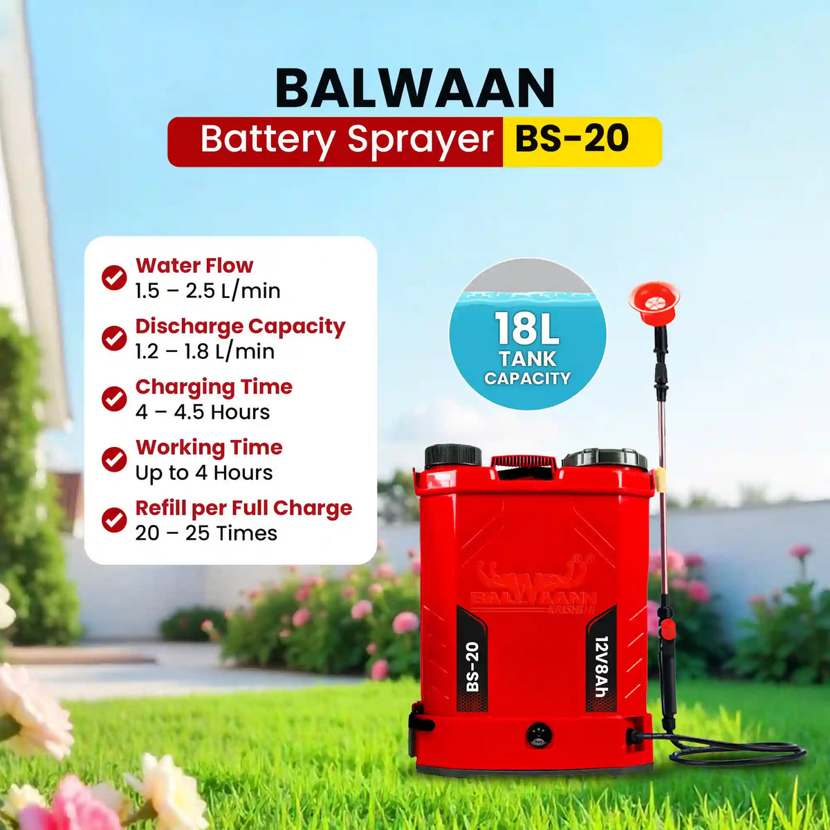 Balwaan Battery Sprayer BS-20 - image 4