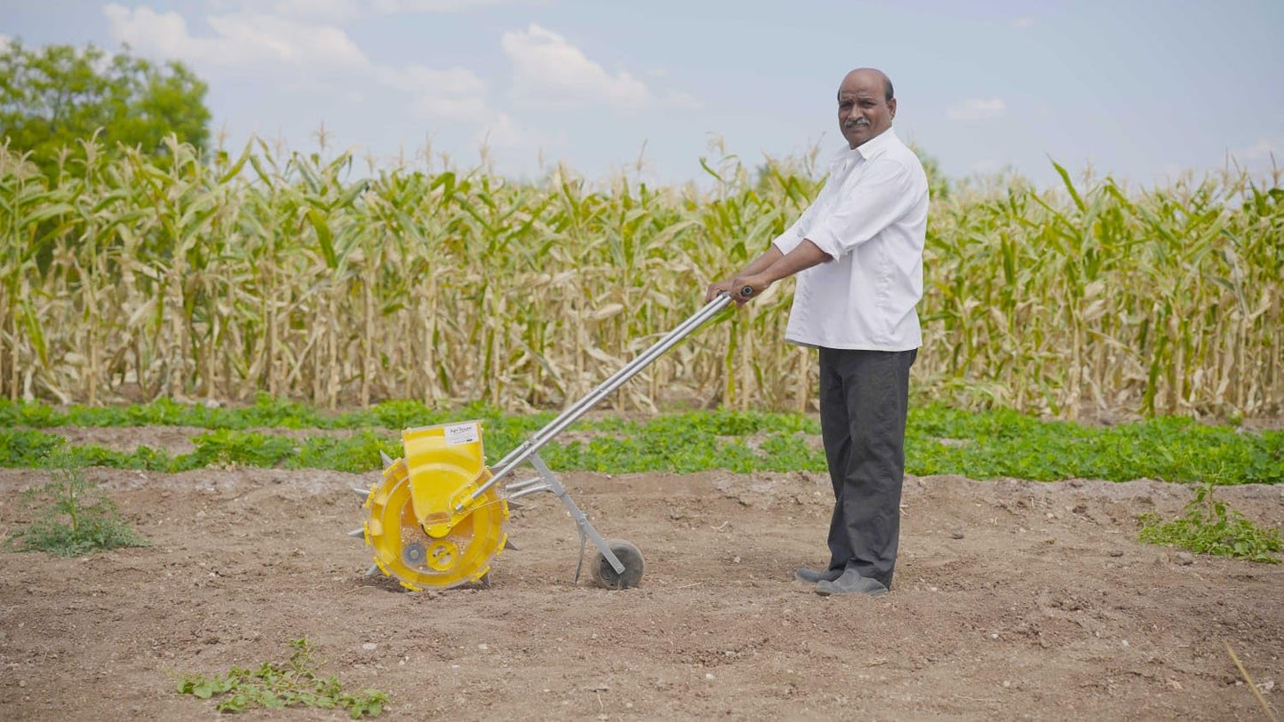 Single Drum Manual Seeder (टोकण यंत्र)