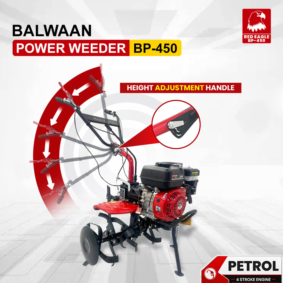 BP-450| Balwaan Power Weeder Red Eagle - (Light weight) Petrol