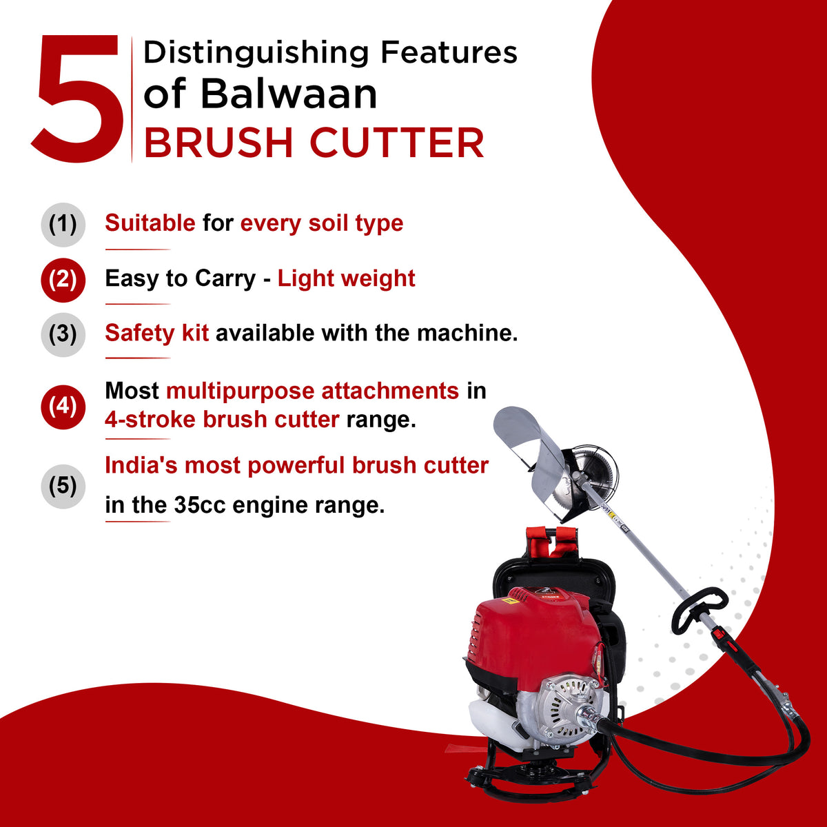 BX-35B|Balwaan Back Pack Brush Cutter Petrol