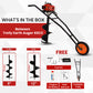 Balwaan Trolly Earth Auger with 8 Inch & 12 Inch Planter