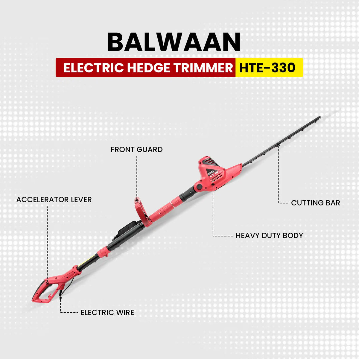 Balwaan Electric Hedge Trimmer HTE-330