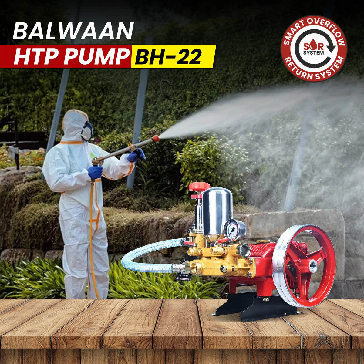 Balwaan HTP pump (2 mouth 1/4) BH-22 - image 6