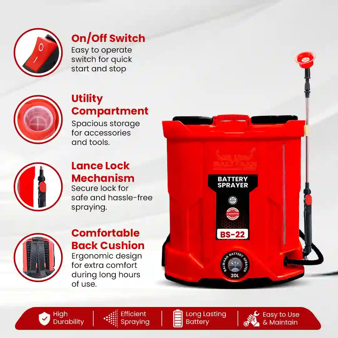 Balwaan Battery Sprayer BS-22 - image 9
