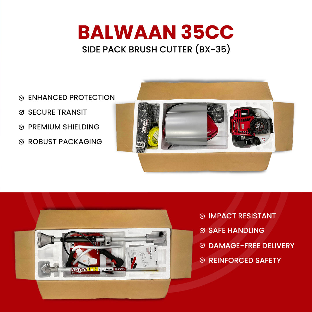 BX-35 Pro|Balwaan Side Pack Brush Cutter Petrol