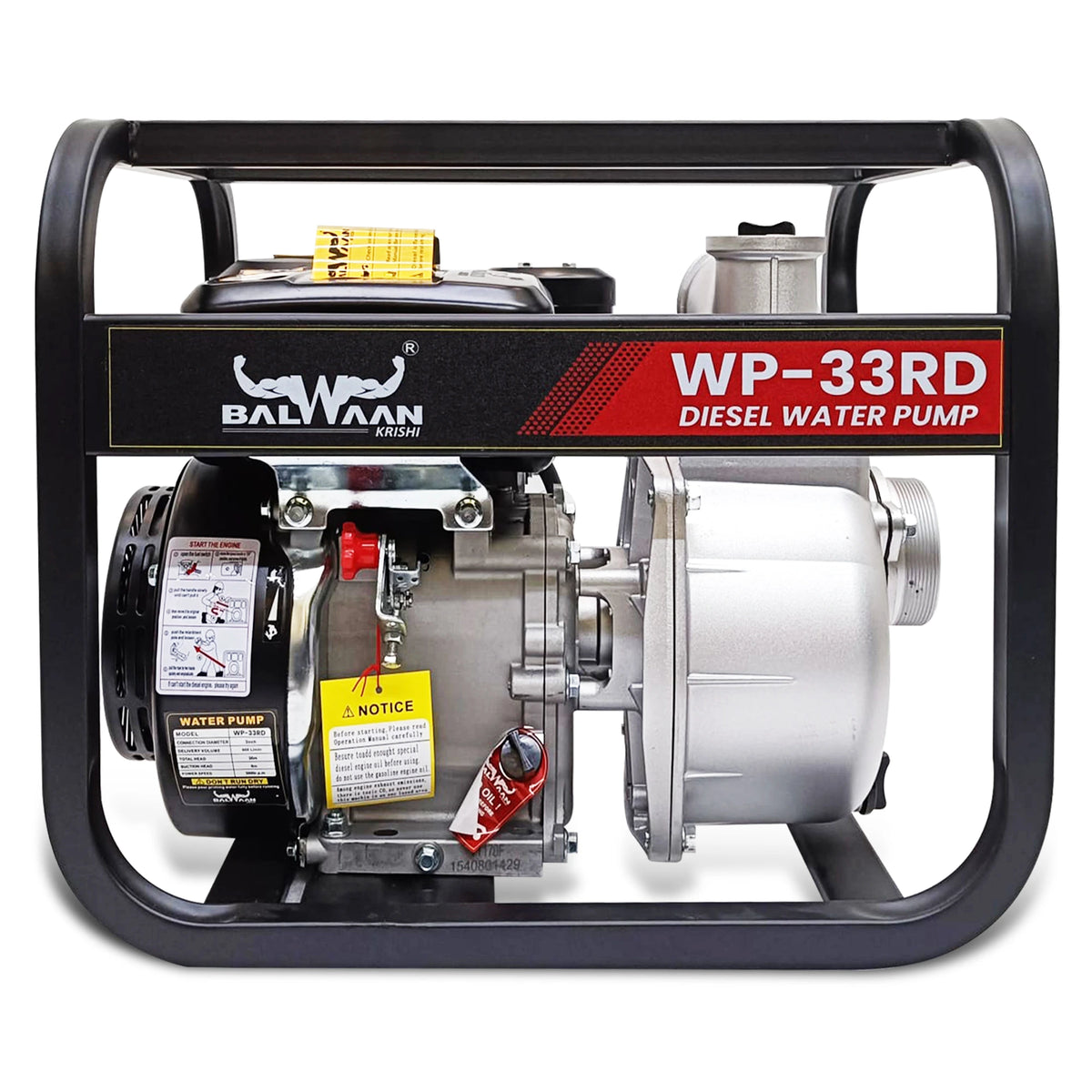 Balwaan Water Pump 3X3 Inch -(Premium) WP-33RD