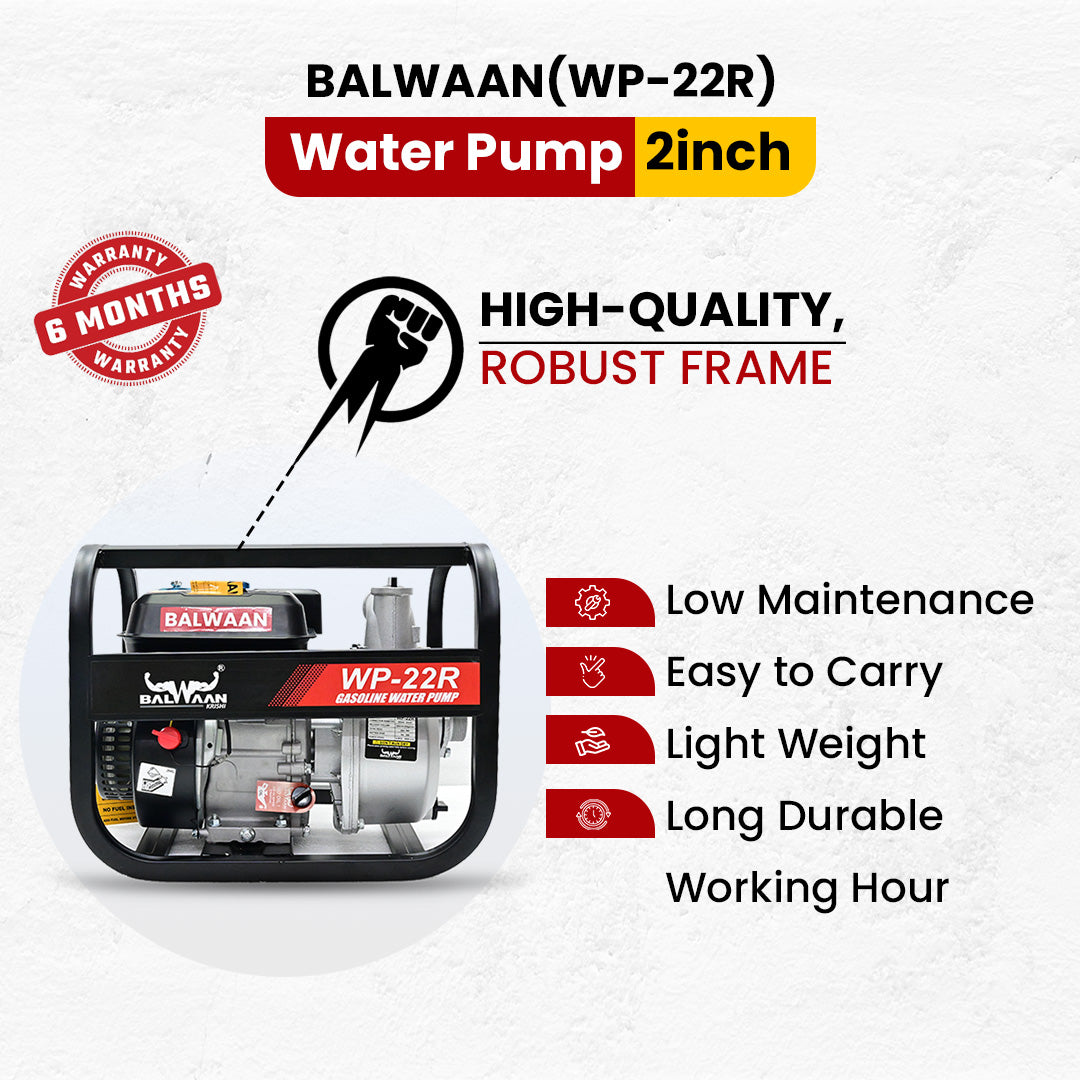 Balwaan Water Pump 2x2 Inch - (Premium) WP-22R - image 3
