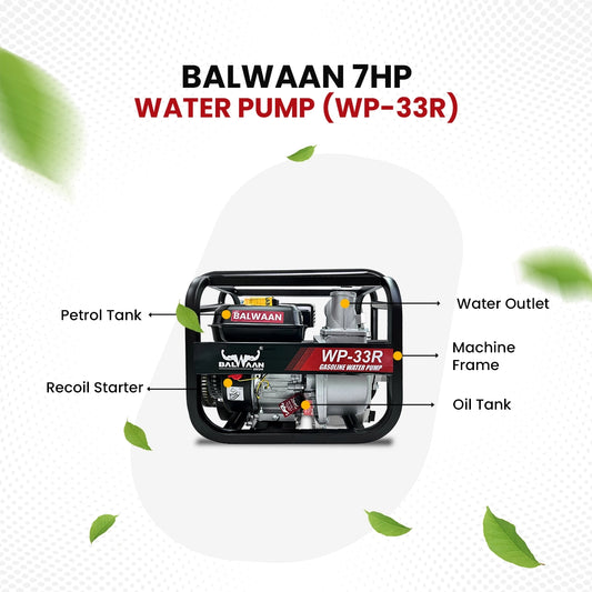Balwaan Water Pump 3X3 Inch - (Premium) WP-33R - image 2
