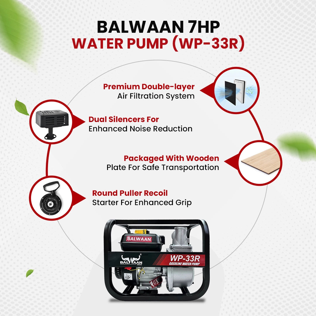 Balwaan Water Pump 3X3 Inch - (Premium) WP-33R - image 3