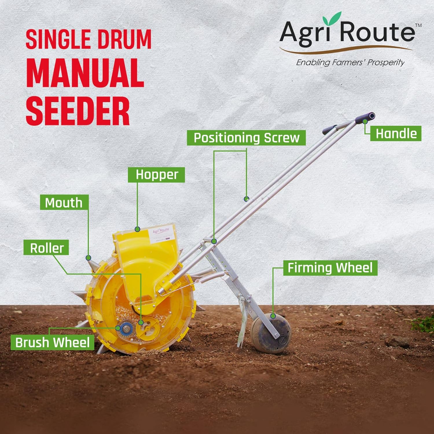 manual seed planter machine Manual Seeder – Buy Online for Efficient Row Sowing