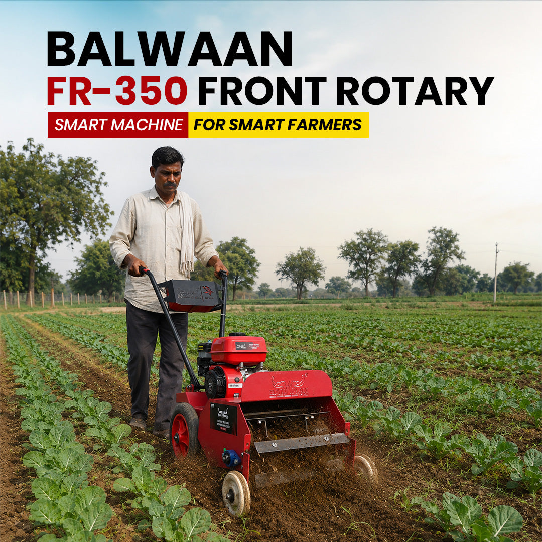 FR-350|Balwaan Front Rotary Inter Cultivator Petrol