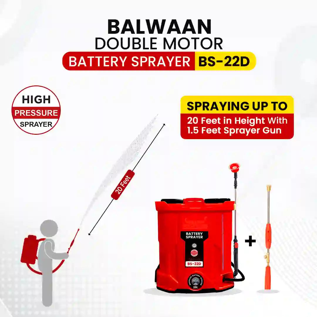 Balwaan Battery Sprayer (Double Motor) BS-22D - image 9