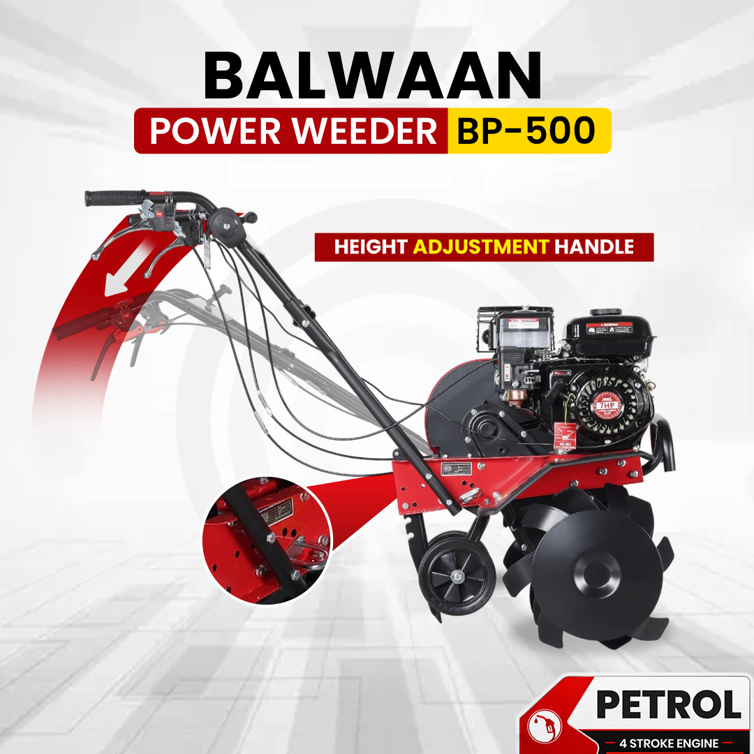 BP-500| Balwaan Power Weeder - (MPDT) (Light Weight) Petrol