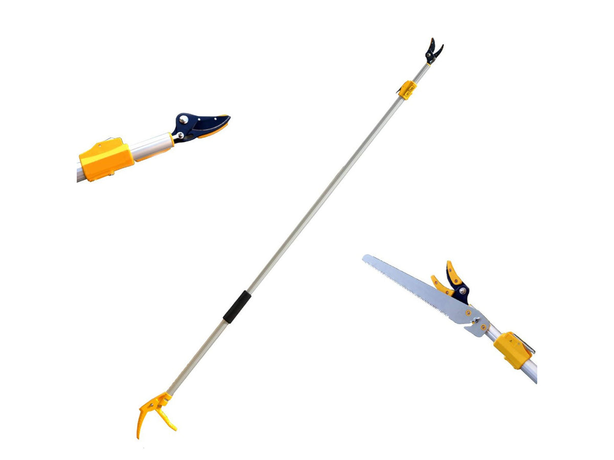 Hectare Telescopic Cut-and-Hold Fruit Picker with Pruner and Saw