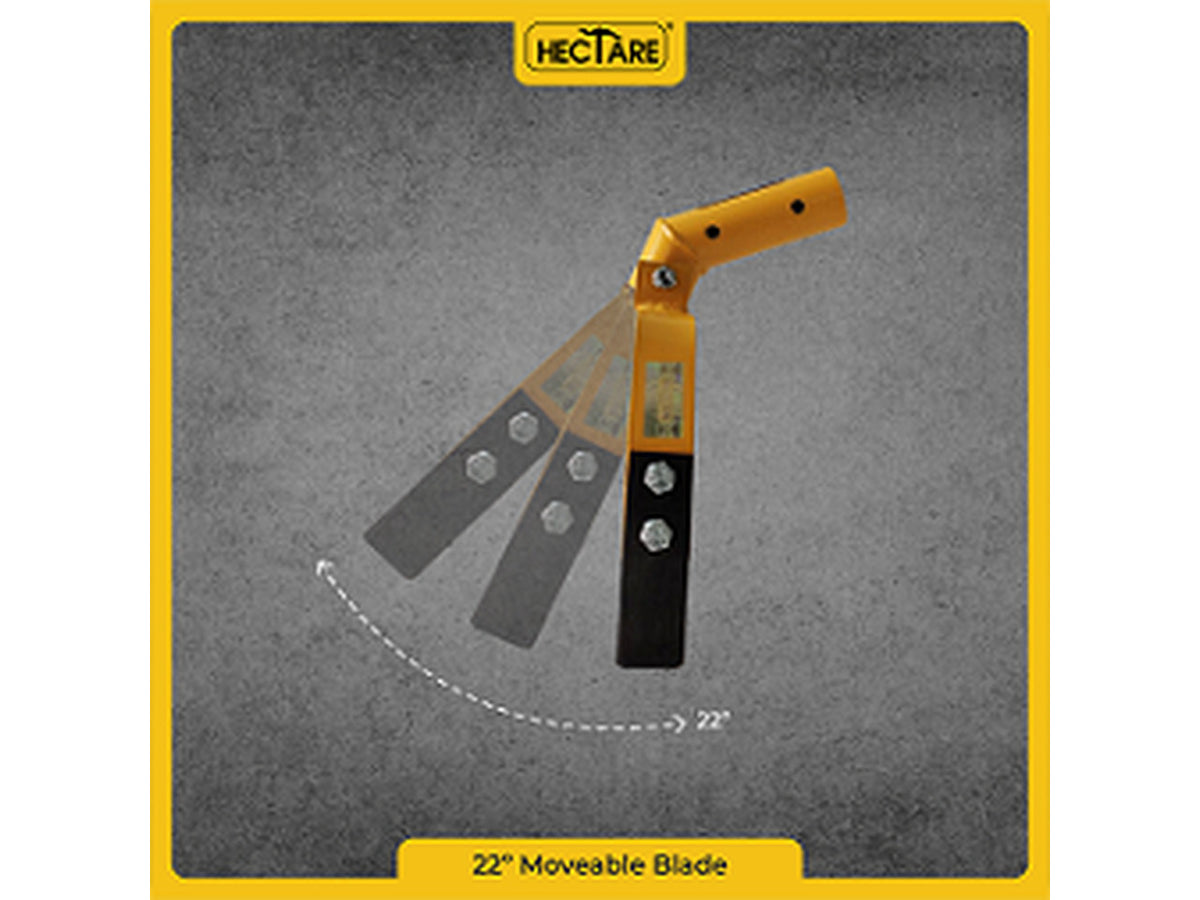 Hectare Heavy-Duty Hand Weeder with 5 Ft FRP Pole and 8-Inch Blade - image 2