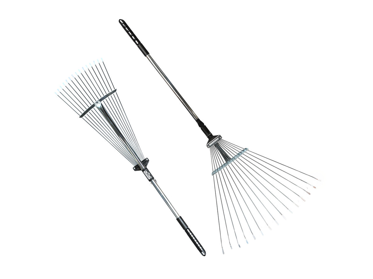 Hectare Precision 15-Tine Stainless Steel Adjustable Garden Rake