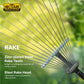 Hectare Precision 15-Tine Stainless Steel Adjustable Garden Rake - image 2