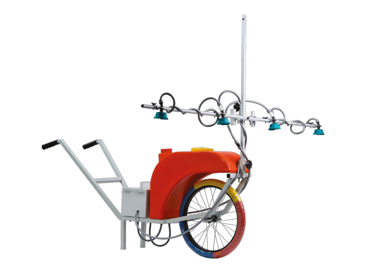 NIYO Battery Operated Wheel Sprayer - 24 L Tank, 4-6 Nozzles