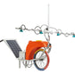 NIYO Solar Operated Wheel Sprayer - 24 L Tank, 40 W Solar Panel