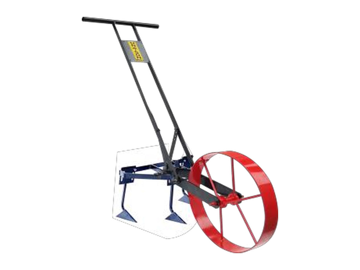 Unison Wheel Hoe (Flat Wheel) – 3 Tines Adjustable Handle | 1077-FW
