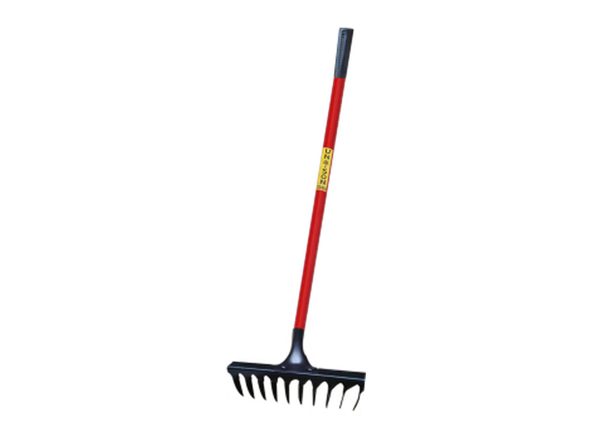 Unison Twisted Garden Rake – 14 Teeth With Metal Shaft | 1141-14