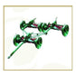Unison Diamond Steel-Wheel Tractor-Towed Gang Mower | 3 Units 30in Each