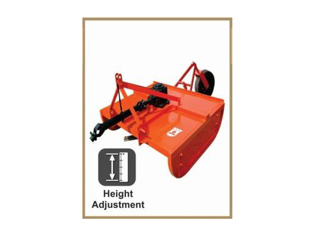Unison Senior Jungle King Adjustable-Frame Tractor Rotary Slasher with Wheels | 52" (1320 mm)