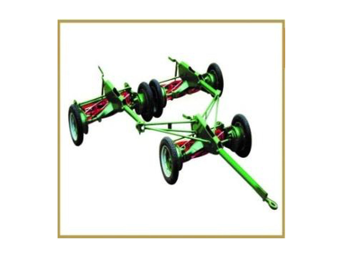 Unison Megna Rubber-Tyre Tractor-Towed Gang Mower | 5 Units 30in Each