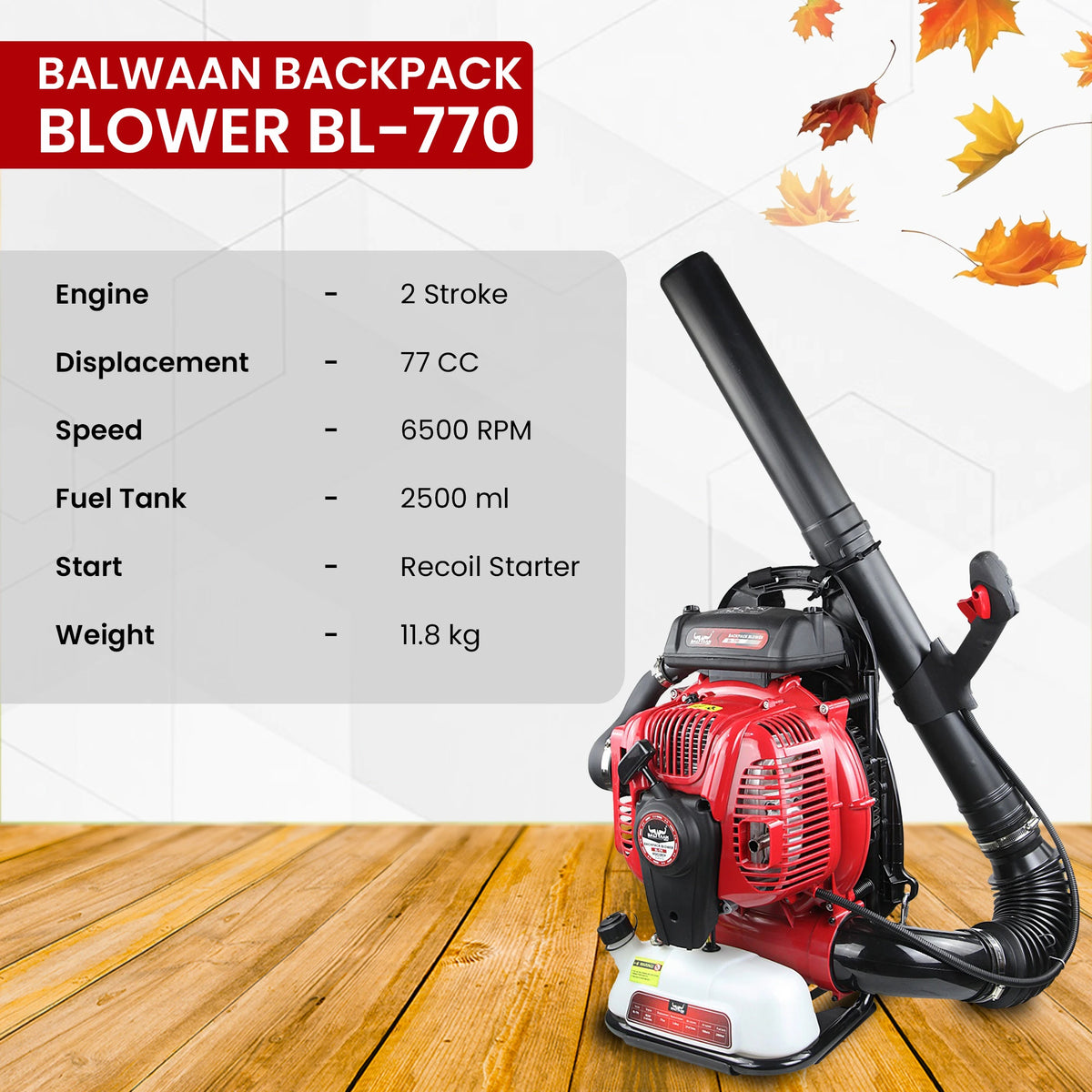 Balwaan Backpack Blower BL-770