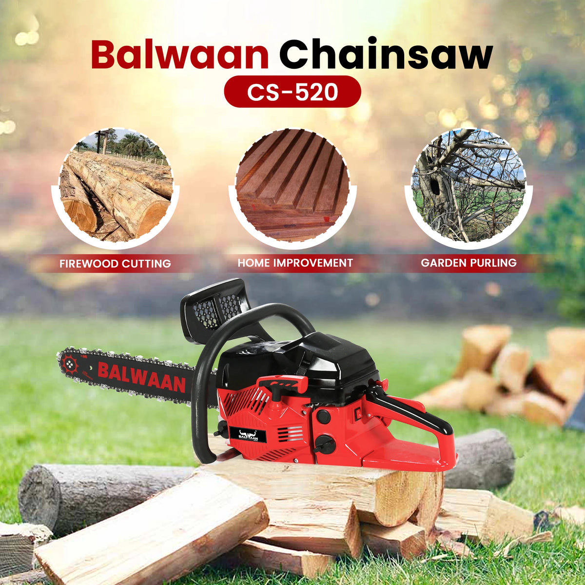 Balwaan Chainsaw 18" CS-520