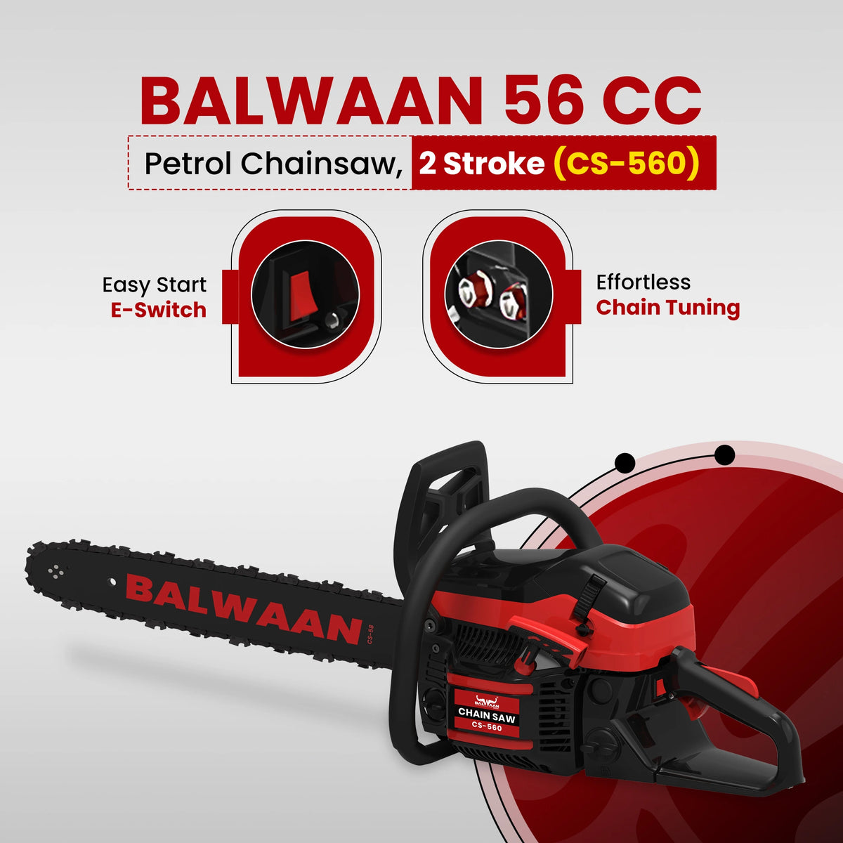 Balwaan Chainsaw 22" CS-560