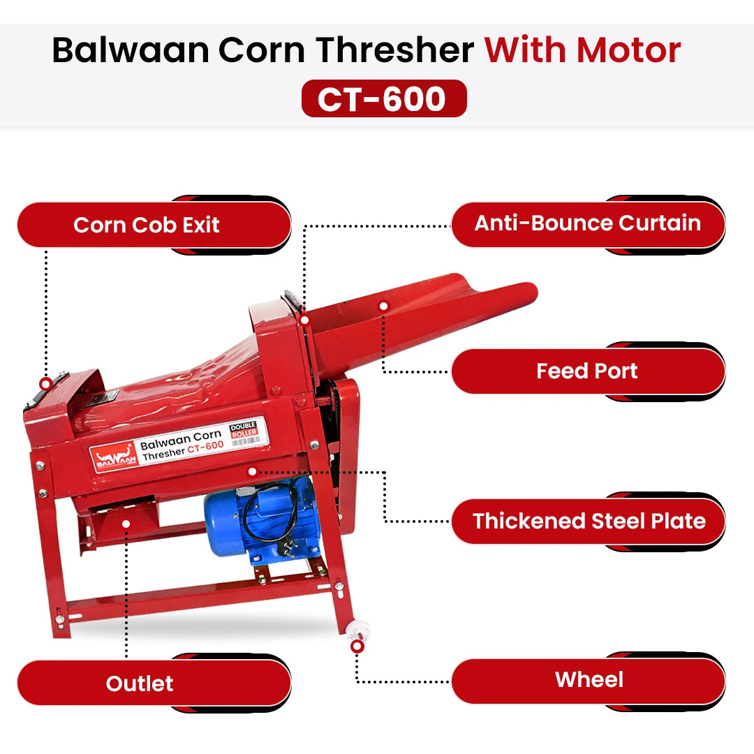 Balwaan Corn Thresher Double Roller CT-600 - image 2