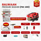 Balwaan Pressure Washer (Adjustable Brass Pump) PW-400