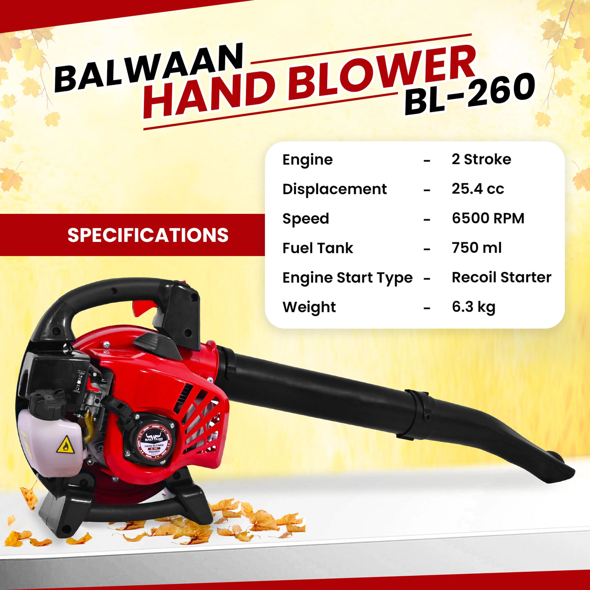 Balwaan Handheld Blower BL-260