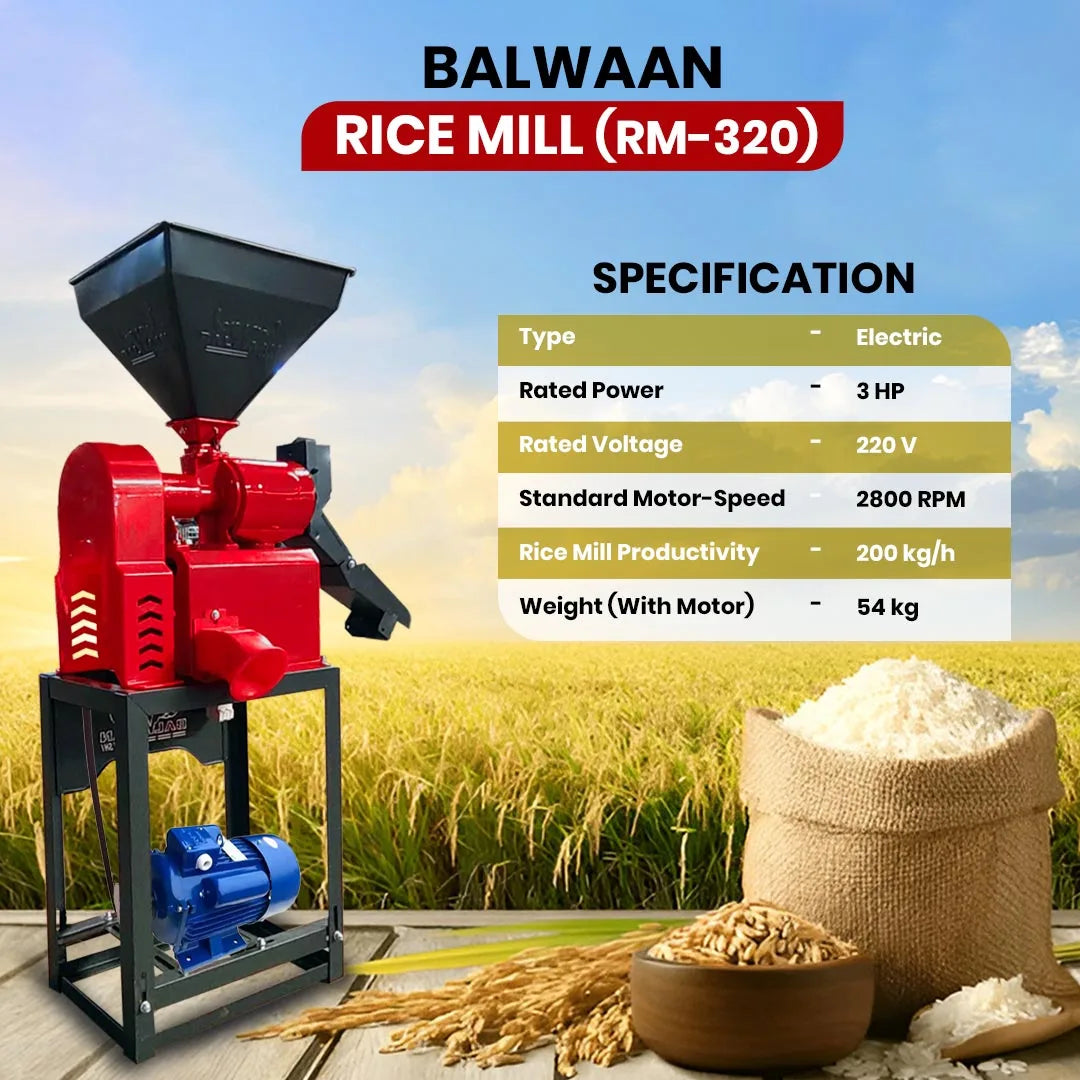 Balwaan Rice Mill New Model RM-320 - image 3