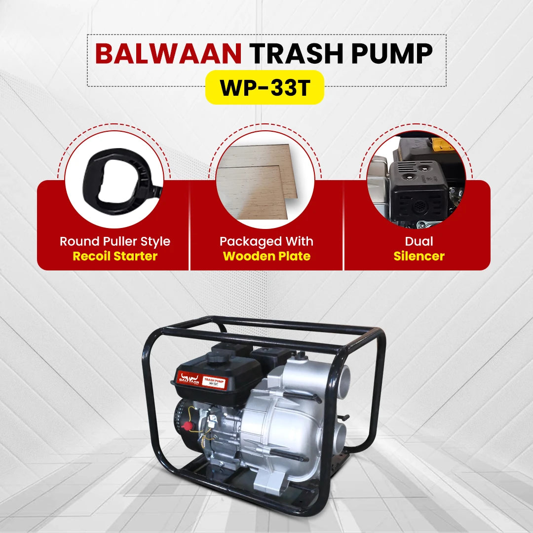 Balwaan Trash Pump 3x3 inch WP-33T - image 5
