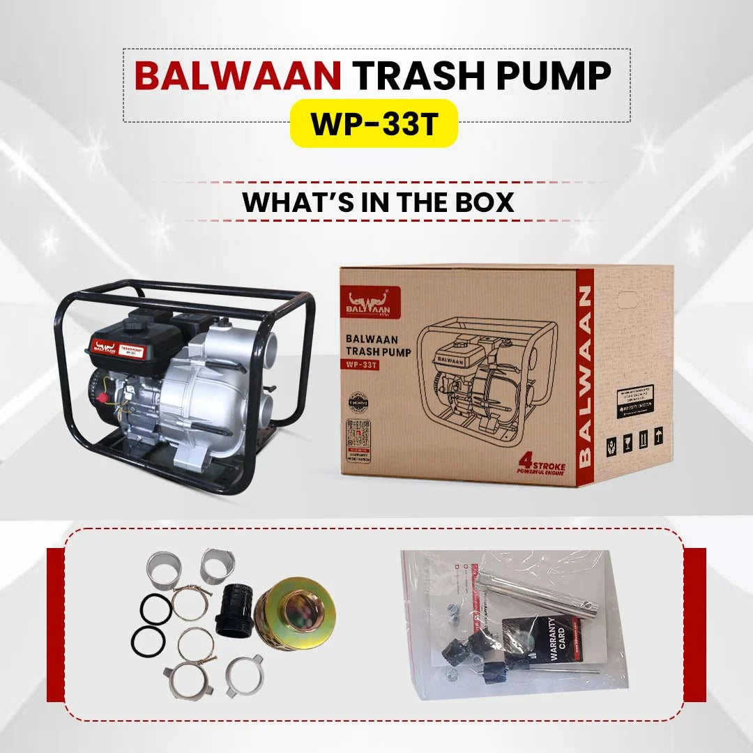 Balwaan Trash Pump 3x3 inch WP-33T - image 6