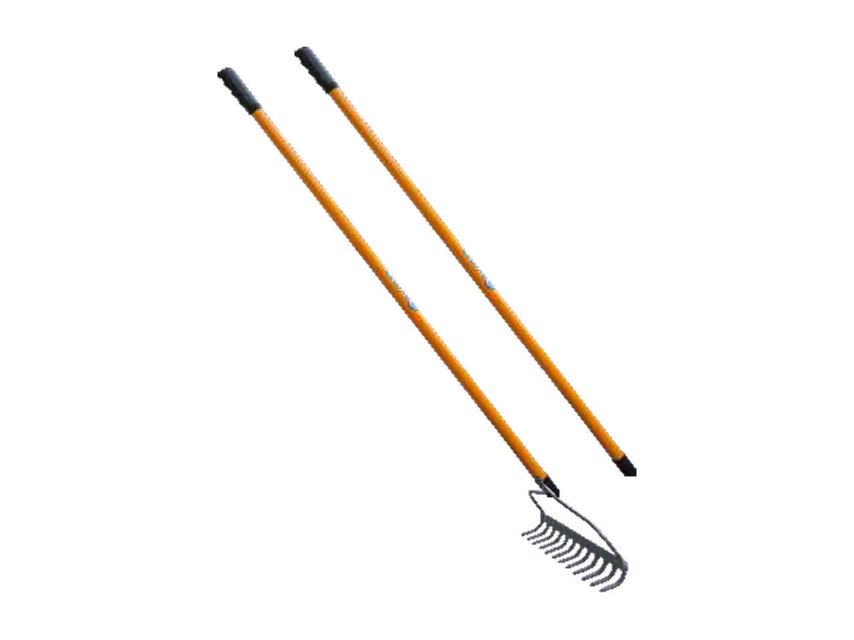 Falcon Garden Bow Rake, 12 Teeth, With Steel Handle And Grip | FBRH-0121