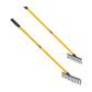 Falcon Garden Rake, 8 Teeth, With Steel Handle And Grip | FRWH-08