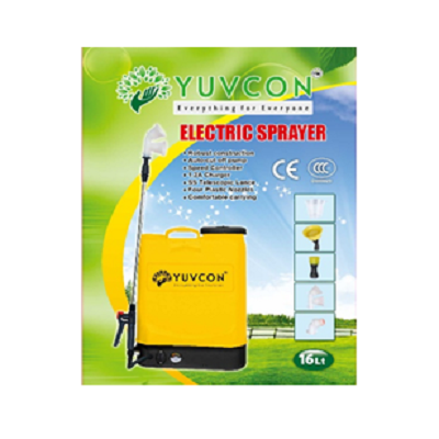 Yuvcon Knapsack Sprayer 16 L, Electric 12V/8AH