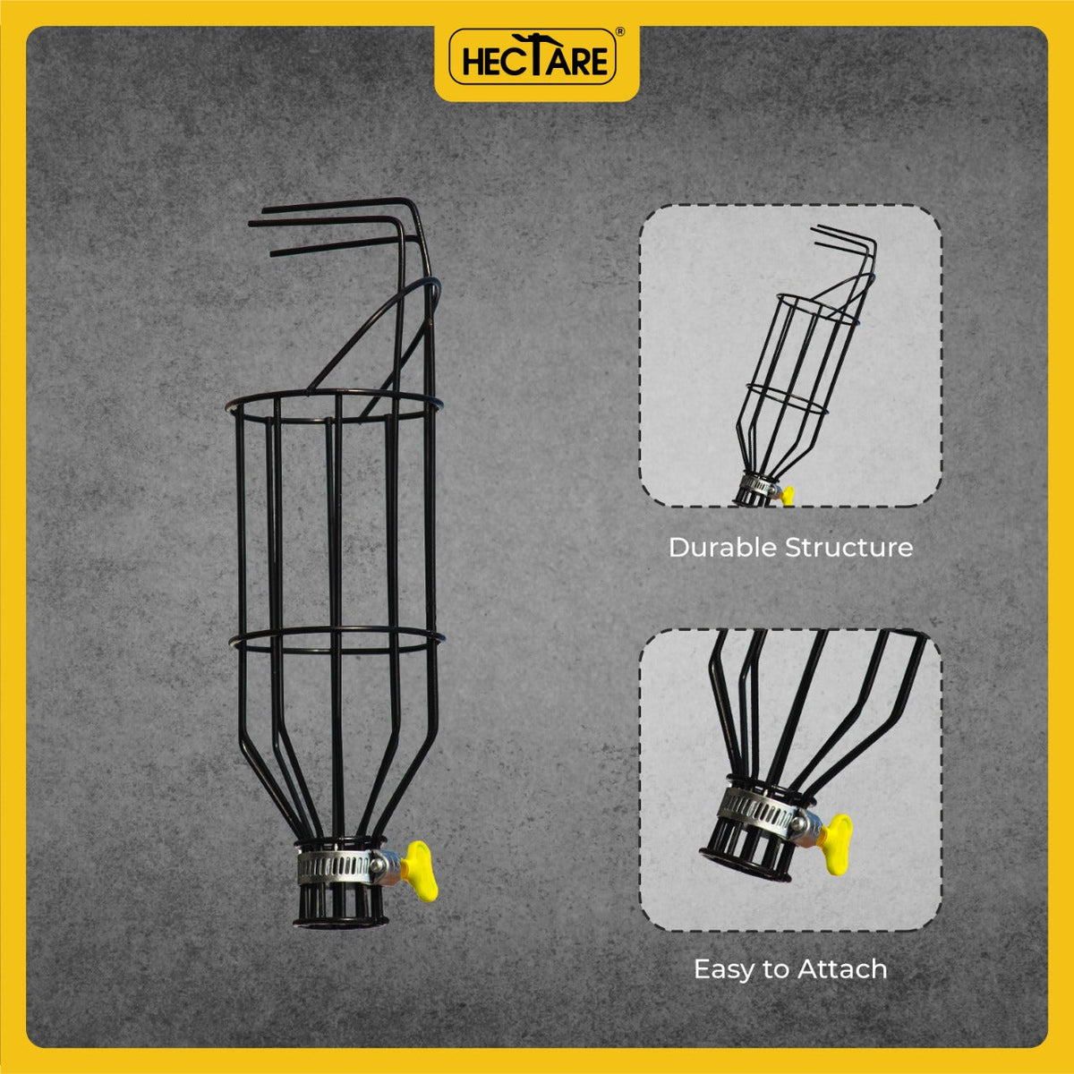 Hectare Lemon Picker – Coated Steel Basket, Without Pole - image 2