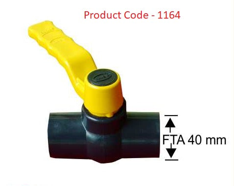 KSNM Ball Valve FTA Thread | 40 mm
