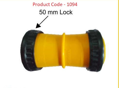 KSNM Straight Connector | 50 mm Lock