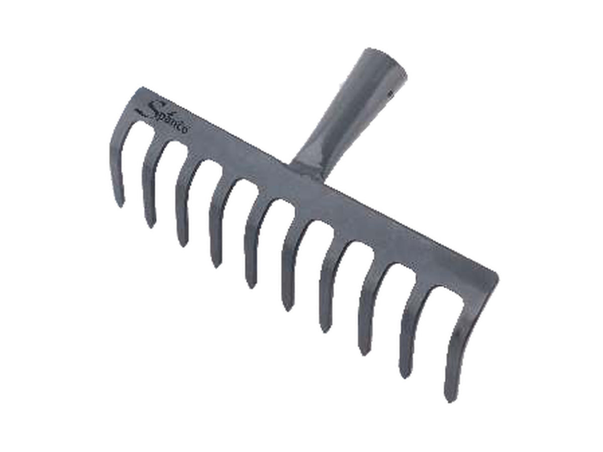 Spanco Garden Rake, 10 Teeth, Without Handle | SGR-130