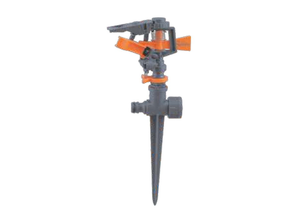 Spanco Plastic Impulse Sprinkler with Plastic Spike | SP-1030