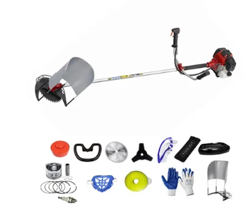 Sidepack Brushcutter with attachment
