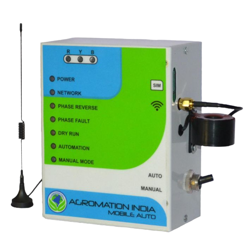Agromation 3-Phase Mobile Auto Starter – 415V, Call/SMS Motor Control