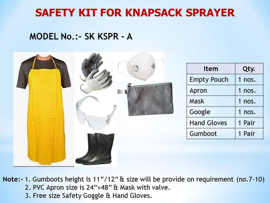 Safety Kit for Knapsack Sprayer(A)