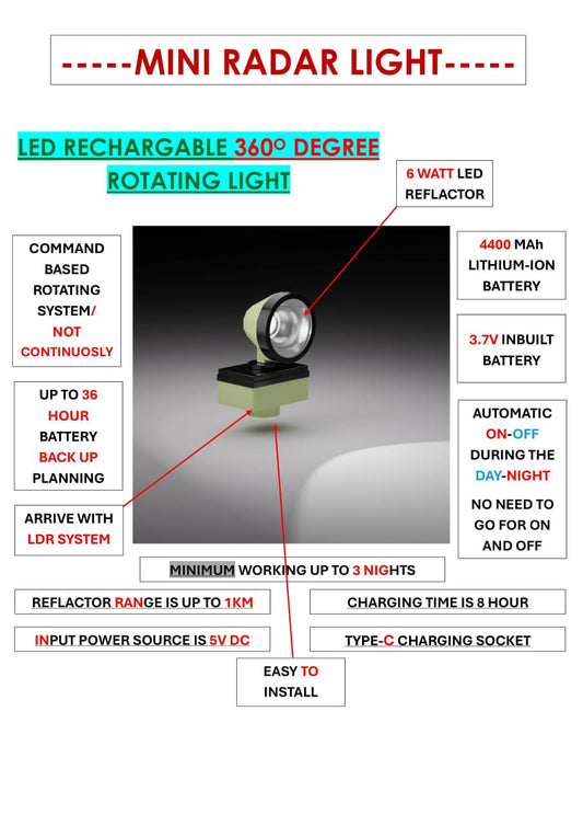 Mini Radar Light